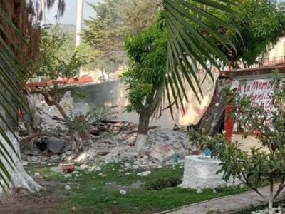 Explosión en la escuela normal rural de Ayotzinapa; un estudiante murió (Video)