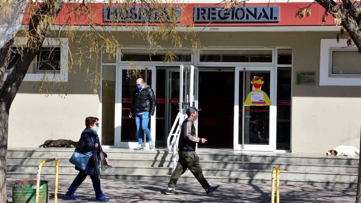 Hospital Zatti de Viedma. Fuente: (Twitter)