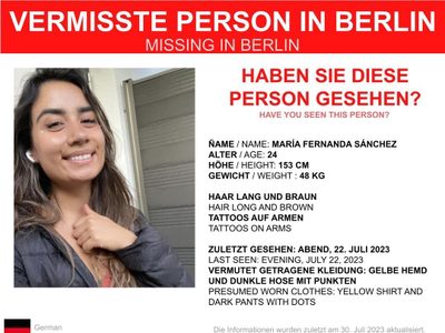 La investigación por la desaparición de María Fernanda en Berlín avanza y ya hay pruebas: AMLO