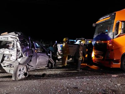 Tremendo accidente en Arroyito con varios heridos como saldo