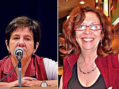 Berta Hiriart y Lourdes Pérez Gay