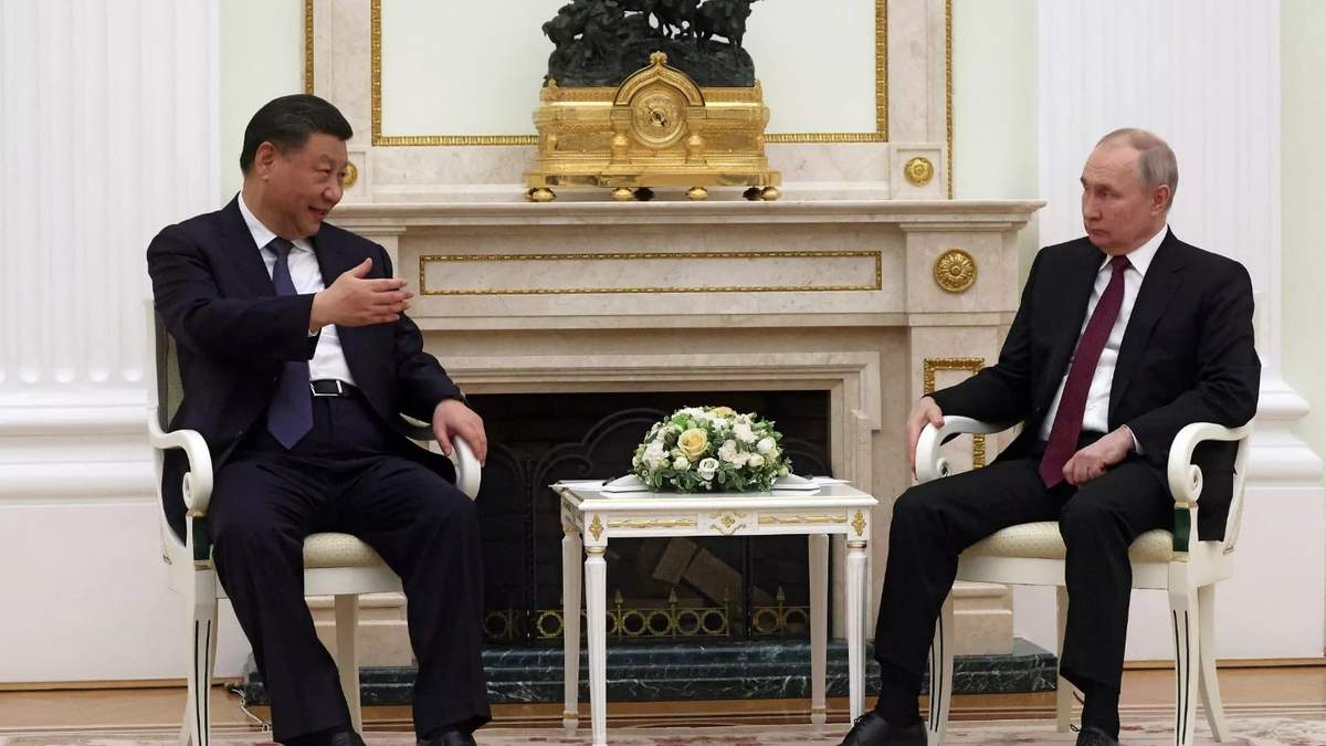 Vladimir Putin y Xi Jinping. Fuente: (Twitter)