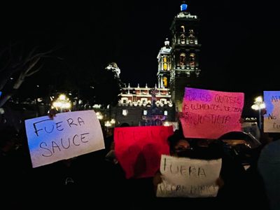 “¡El pueblo uniformado también es explotado!”: policías de Puebla protestan tras asesinato de dos el
