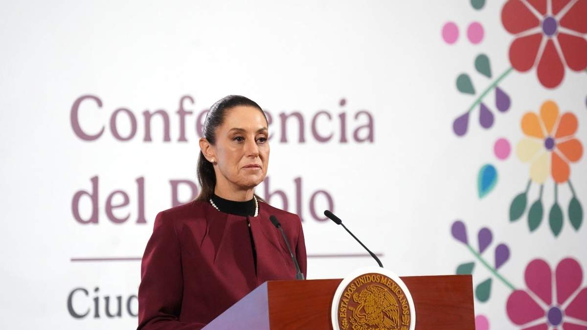 La presidenta Claudia Sheinbaum en la conferencia matutina de este 25 de junio de 2025
