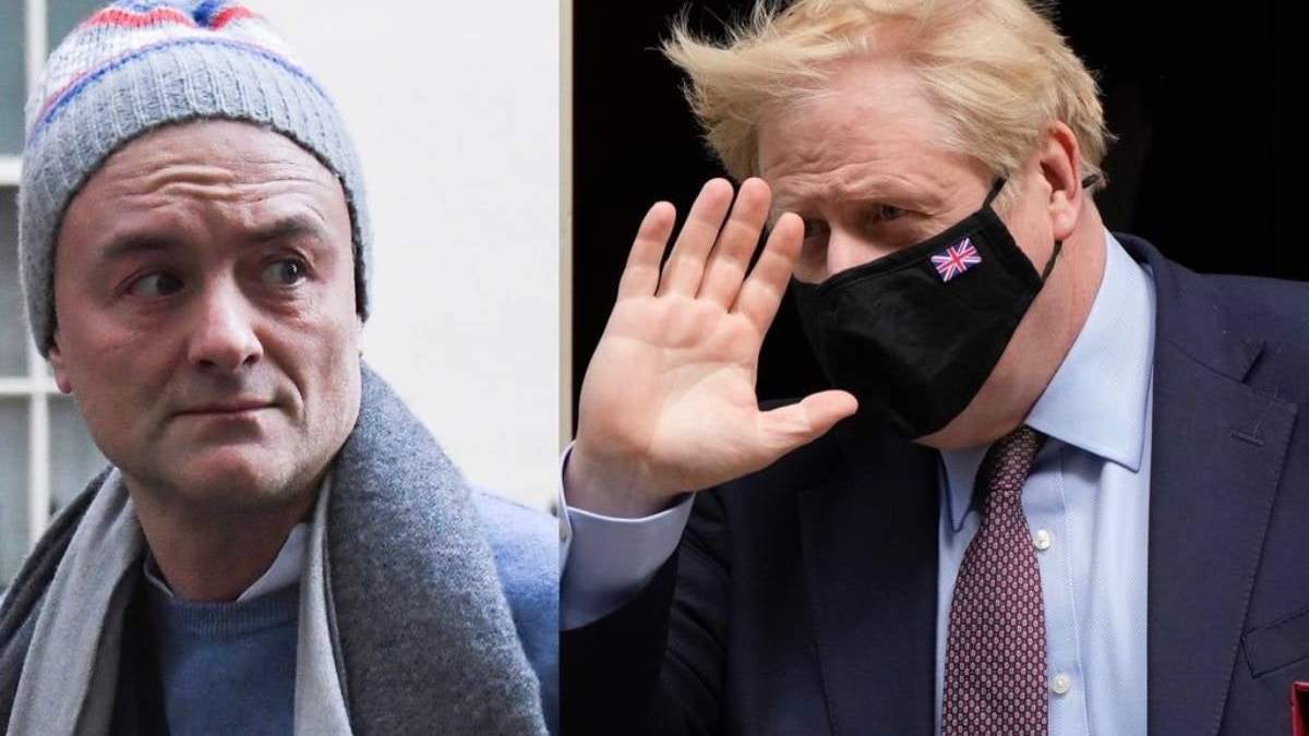 Dominic Cummings y Boris Johnson