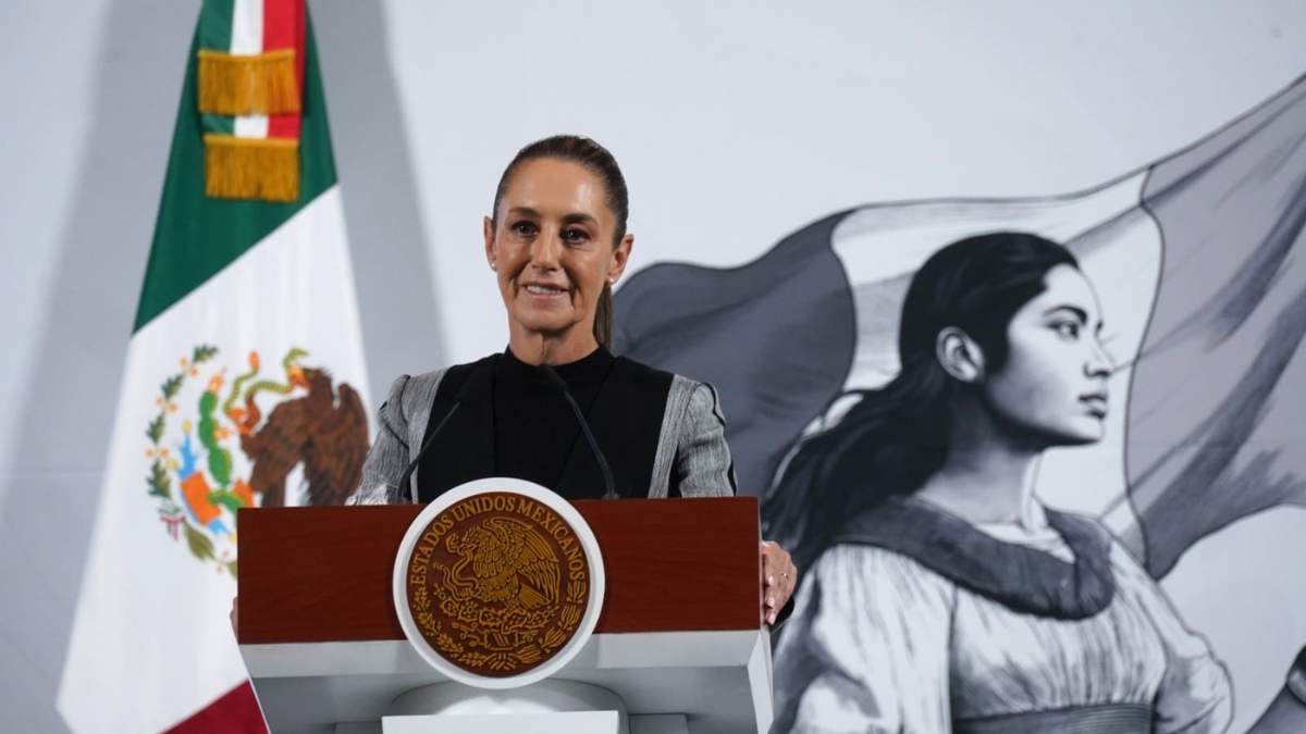 La presidenta Sheinbaum en la mañanera