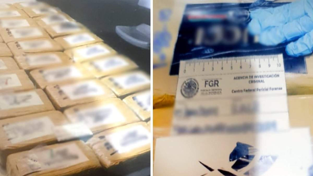 Cocaína decomisada
