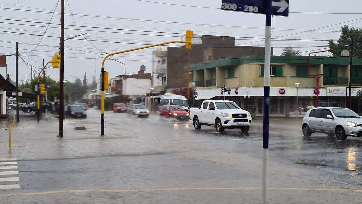 Lluvias en Neuquén. Fuente: (Twitter)