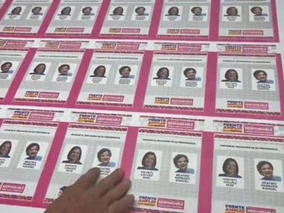Así son las boletas para elegir candidata presidencial en el Frente Amplio (Video)