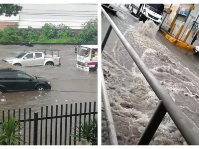 Lluvia e inundaciones colapsan Ecatepec