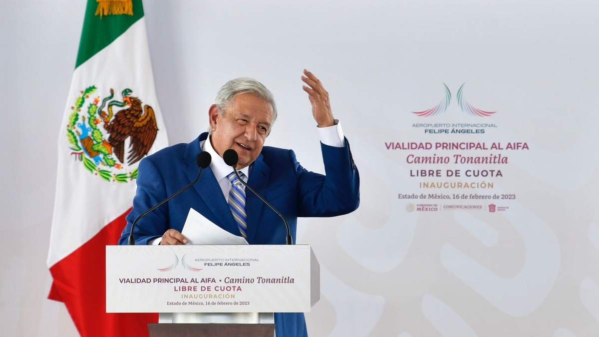 Inauguración de vialidad principal al AIFA Camino Tonanitla