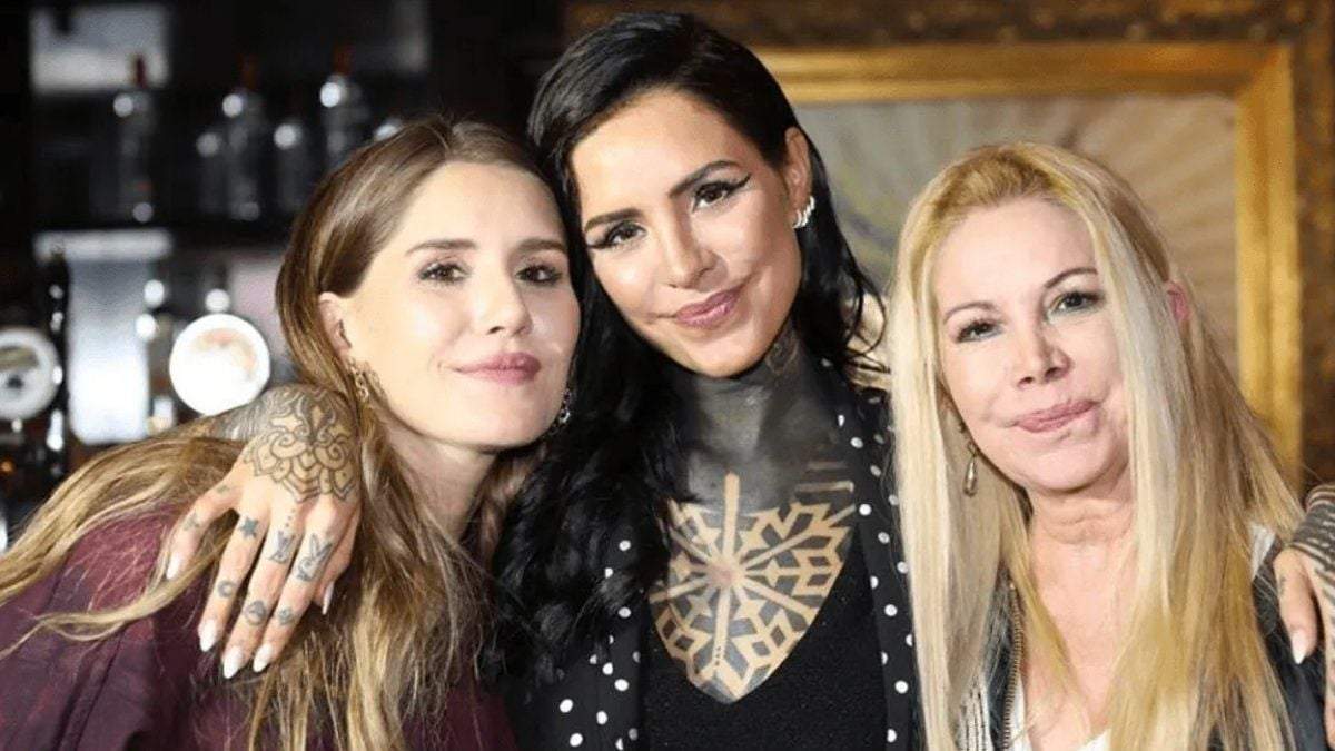 Soledad Aquino, Mica y Cande Tinelli. Fuente: (Instagram)