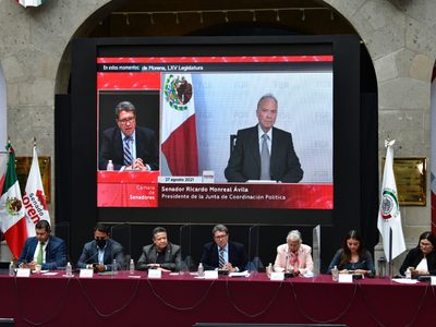 Gertz Manero dice que "está limpio" y podría comparecer ante el Senado: Monreal