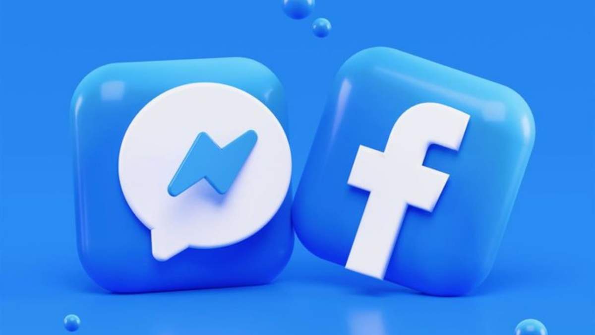 Iconos de Messenger y Facebook