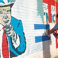 Los muros se rebelan contra Trump
