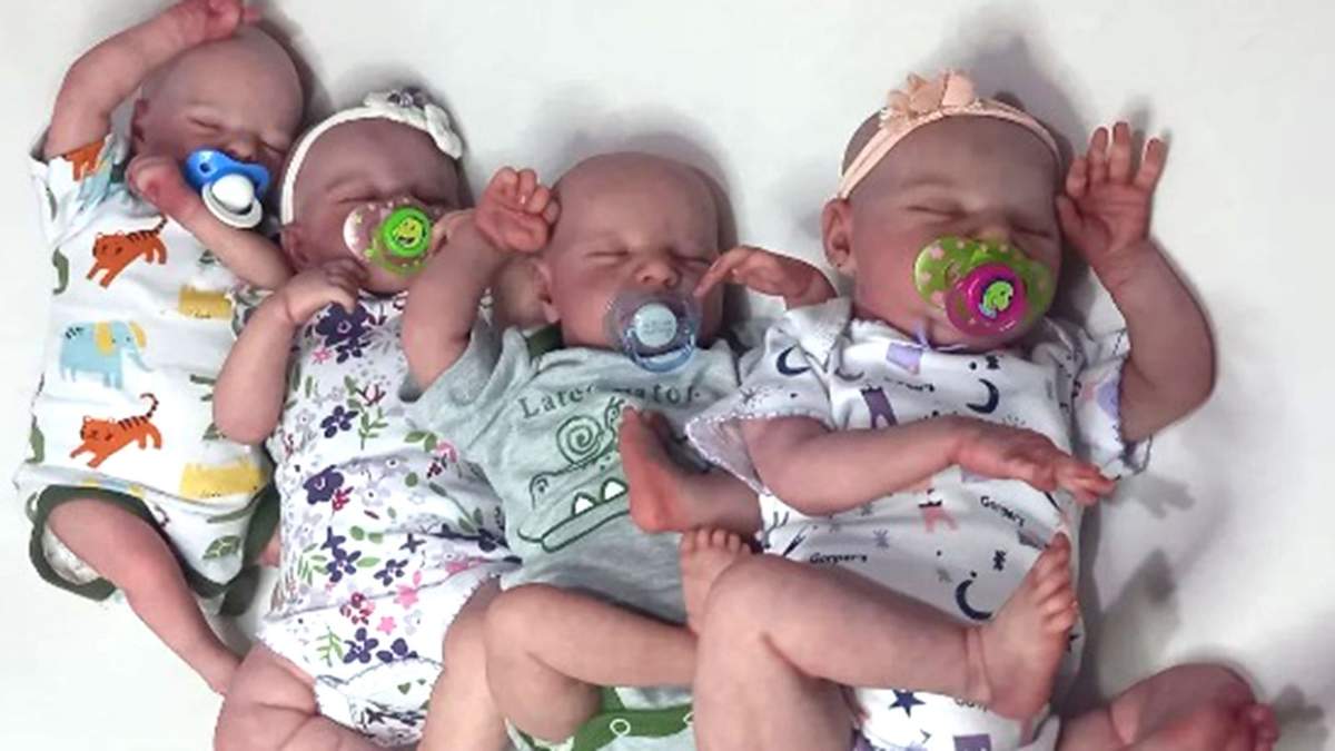 Ejemplares de bebés reborn