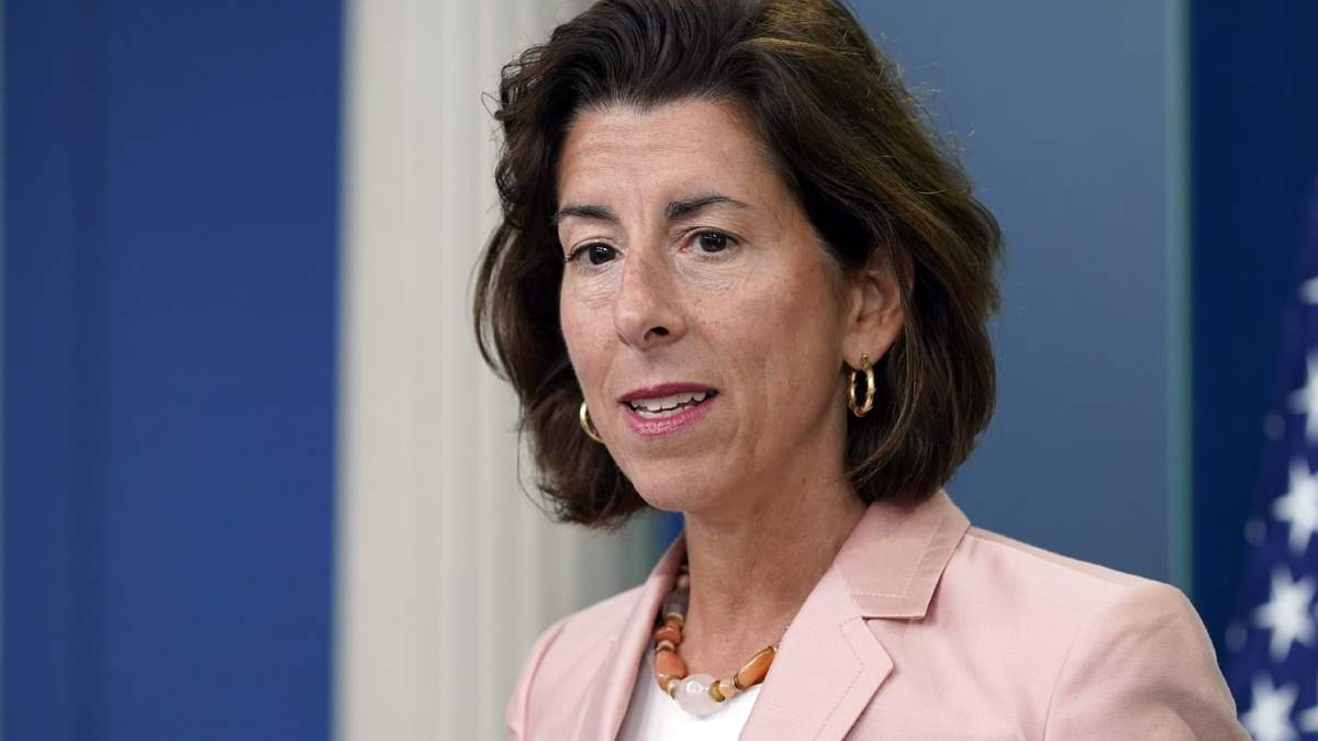 Secretaria de Comercio de EU, Gina Raimondo