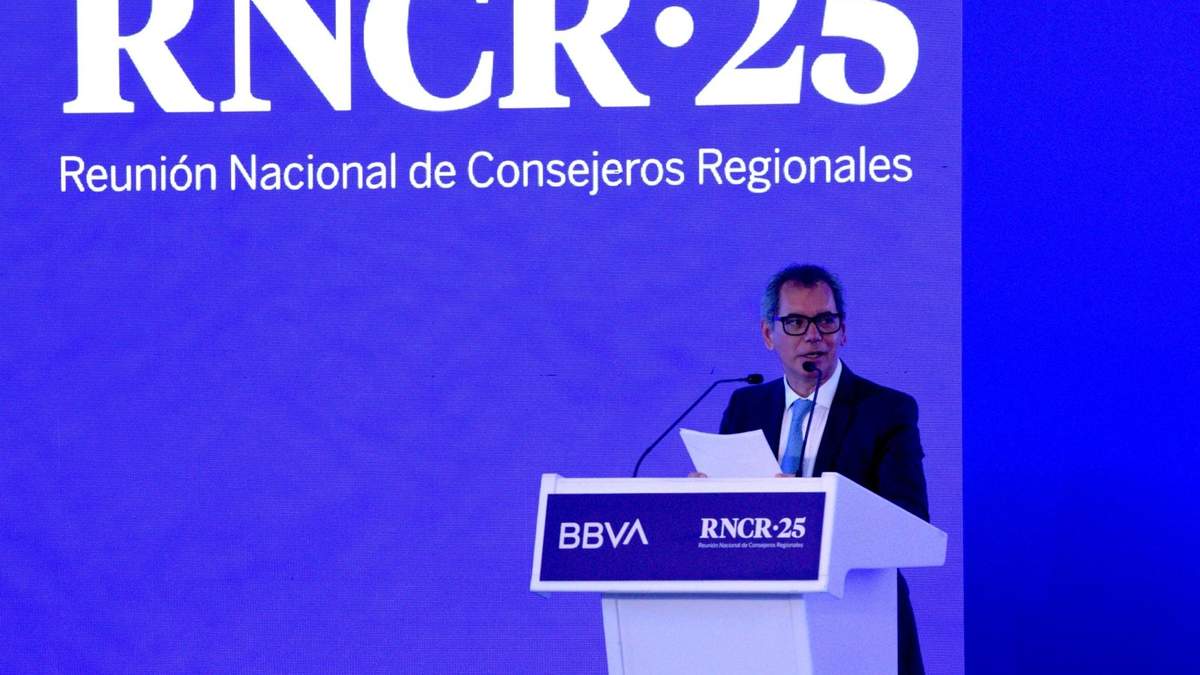 El secretario de Hacienda y Crédito Público, Edgar Amador, en la Reunión Nacional de Consejeros Regionales