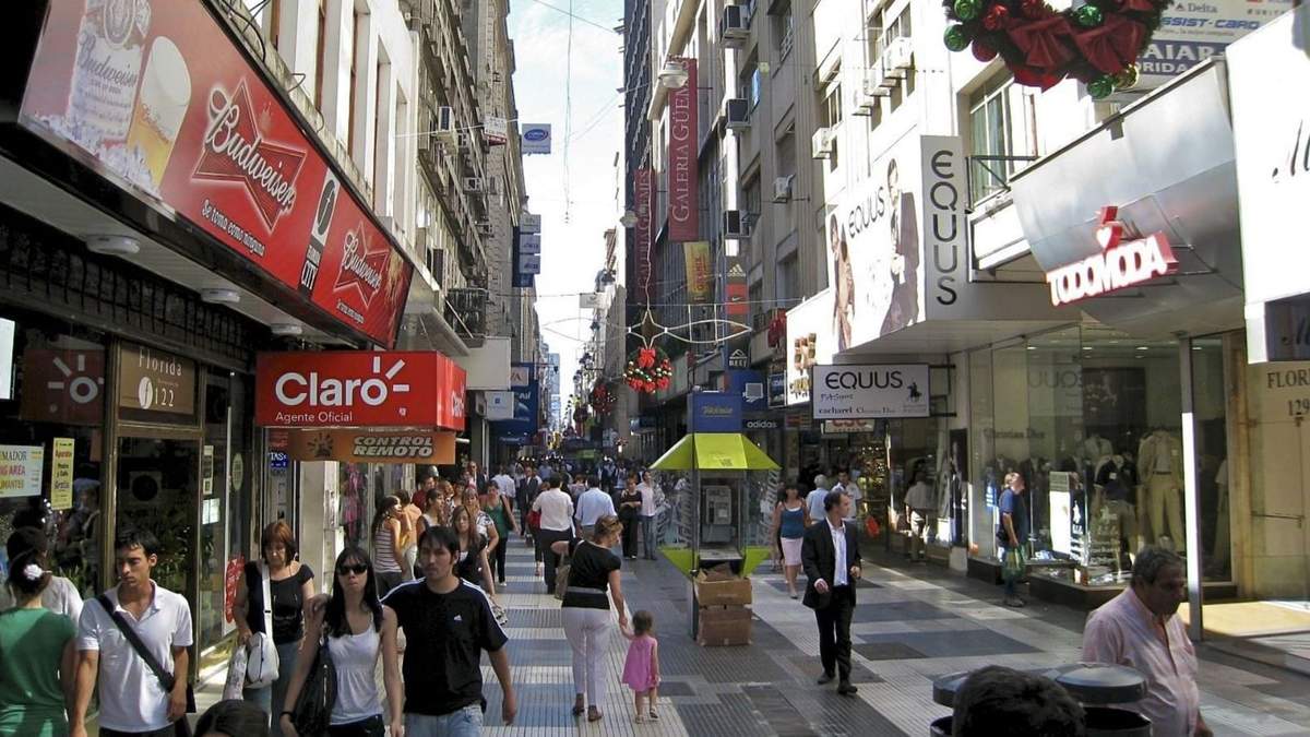 Calle Florida. Fuente: (Twitter)