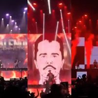 Los  Alegres del Barranco: la banda que hizo un homenaje a ‘El Mencho’ en pleno concierto