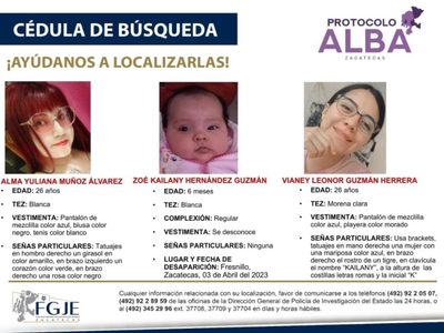 Secuestran a la esposa y a la hija de un soldado en Fresnillo, Zacatecas