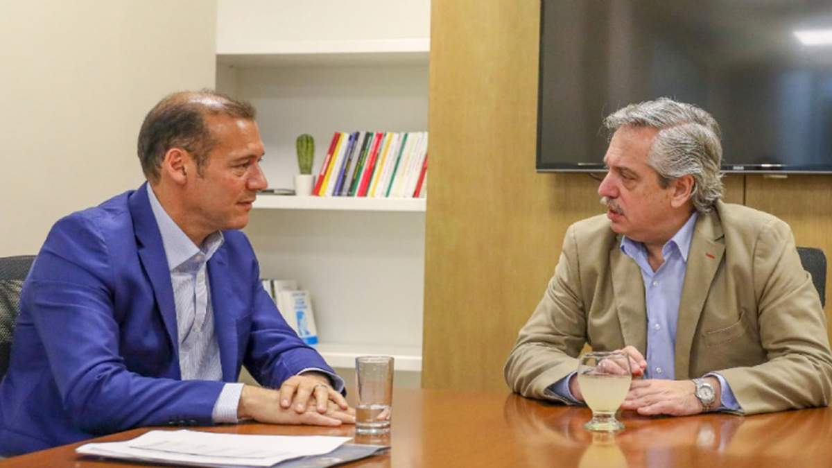 Gutiérrez por videoconferencia con el Gobierno Nacional. Fuente: (Twitter)