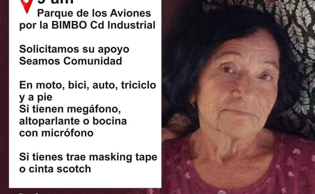 Convocatoria para localizar a Mirna
