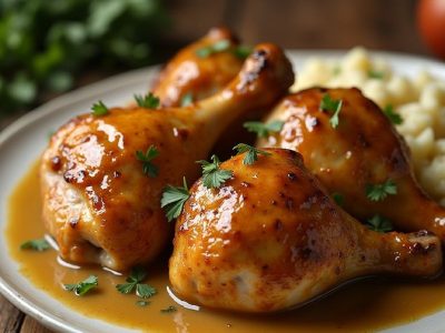 ¿Tenés pollo y media hora? Probá este adobo con 8 ingredientes que queda tierno y jugoso