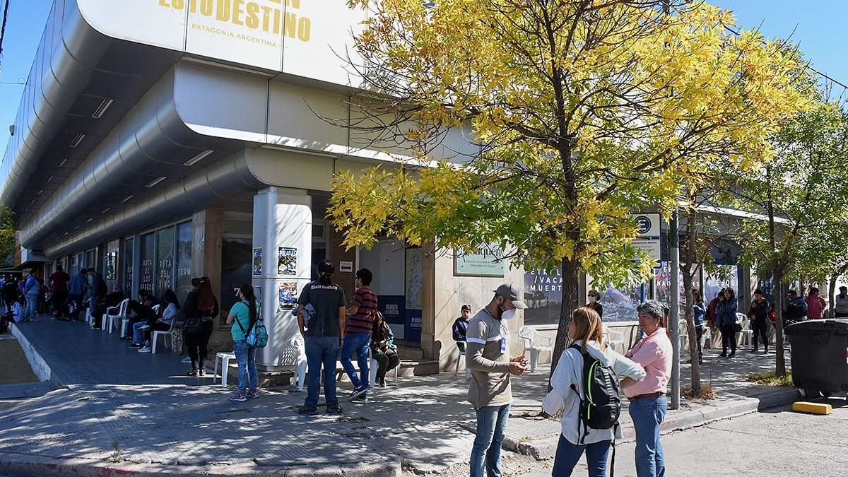 Fue principalmente en el centro neuquino. Fuente: (Twitter)