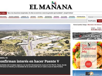 El Mañana de Nuevo Laredo suspende publicaciones por amenazas del narco