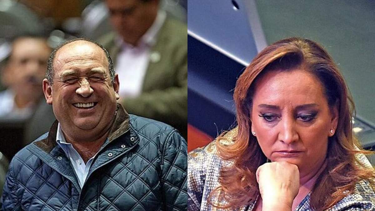 Rubén Moreira y Claudia Ruiz Massieu