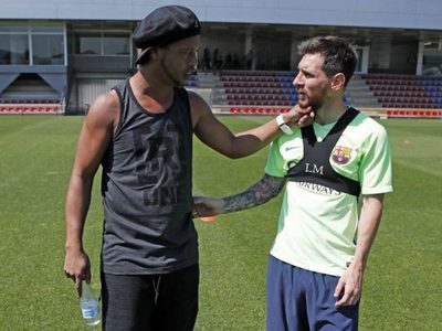 El emotivo mensaje de Lionel Messi para Ronaldinho