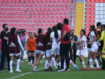 LIGA MX Femenil: empate entre Necaxa y Santos terminó en pelea campal