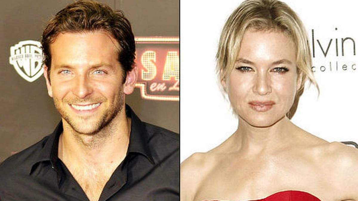Bradley Cooper y Renée Zellweger. Foto: (Twitter)
