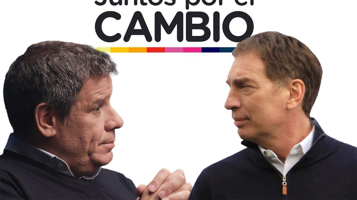 Facundo Manes y Diego Santilli. Fuente: (Minuto Neuquén)