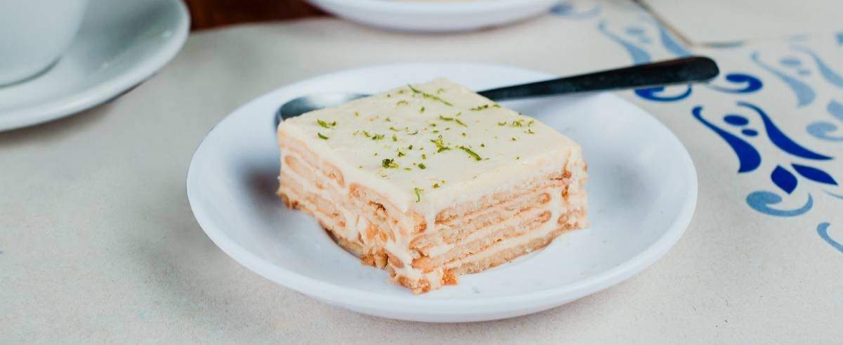 Postre de limón. Fuente: (Instagram)