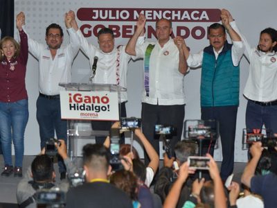 Julio Menchaca aventaja conteo rápido en Hidalgo; Carolina Viggiano anticipa denuncias electorales