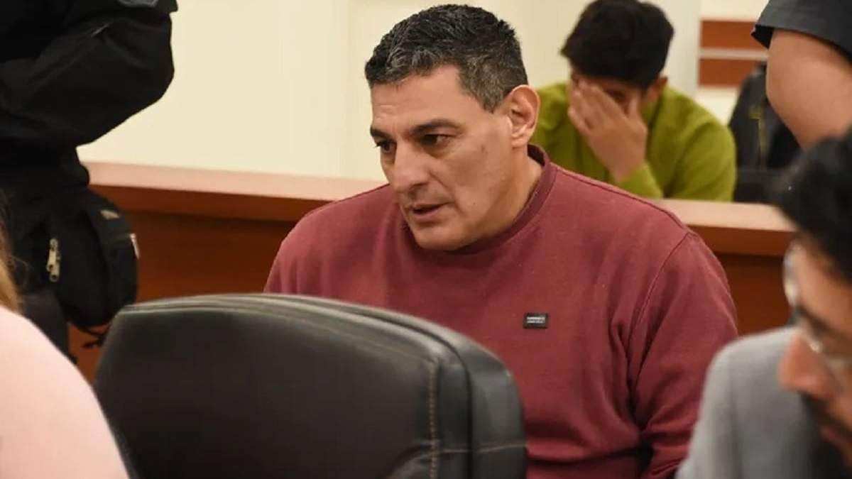 Jorge Marcelo Sosa durante el juicio por el asesinato del Ruso Auer. Fuente: (LMNeuquén)