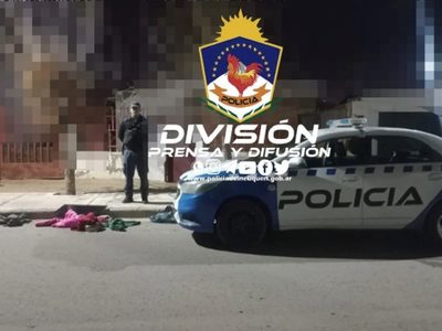 La policía detuvo a dos sujetos en pleno robo a una vivienda en Cutral Có