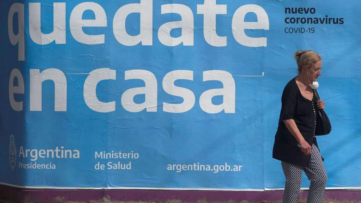 Argentina en cuarentena. Fuente: (Twitter)