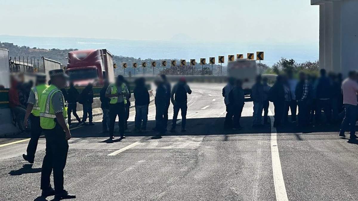 La protesta en la carretera