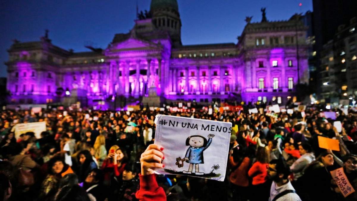 Ni Una Menos se ha convertido en una emblemática lucha a nivel nacional. Fuente: (X)