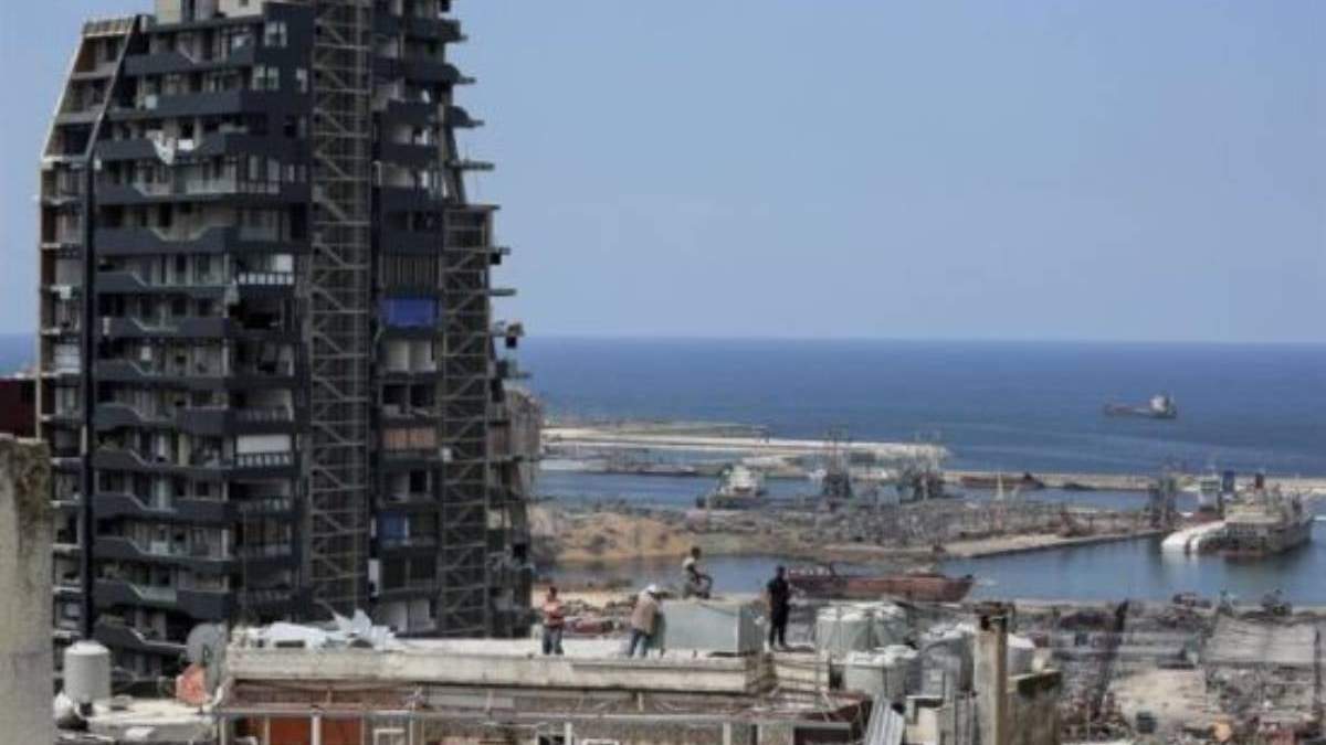 Daños materiales causados por las explosiones registradas el 4 de agosto en el puerto de la capital de Líbano, Beirut