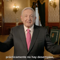 AMLO presume logros económicos: “prácticamente no hay desempleo” (Video)