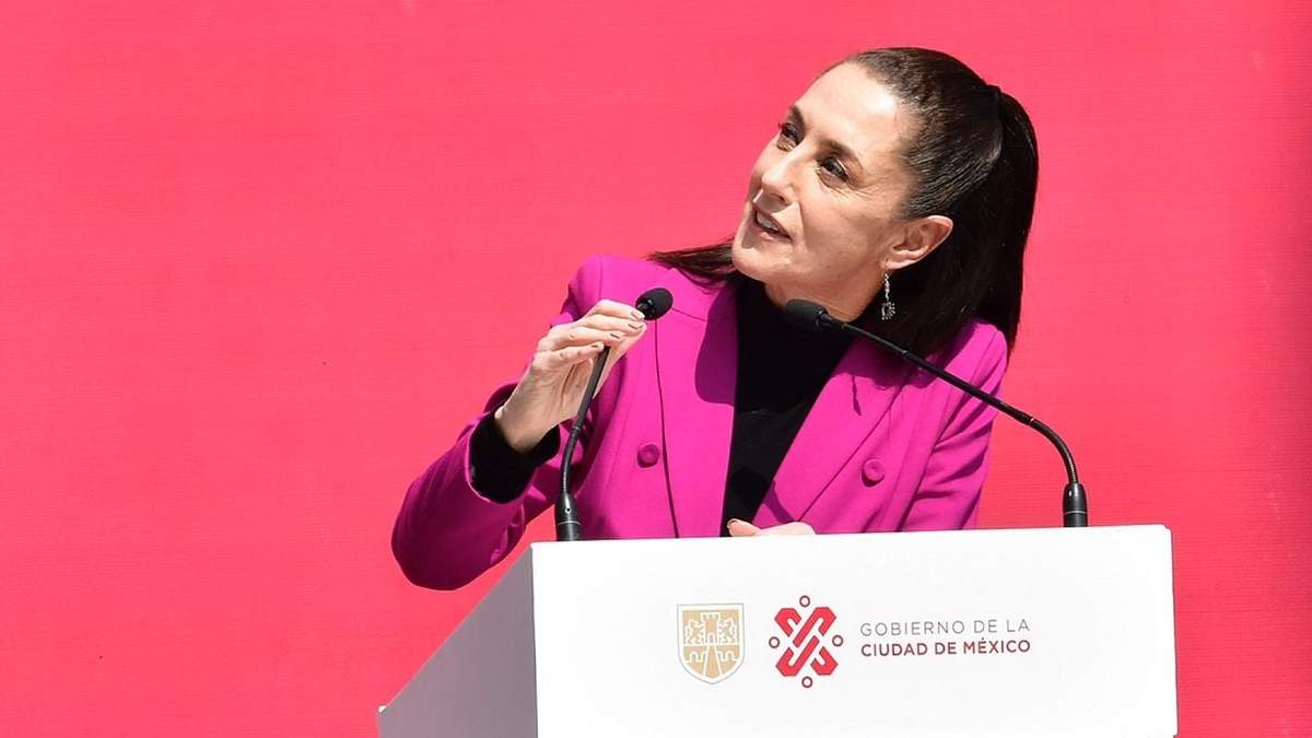 Claudia Sheinbaum dio una conferencia después de entregar nuevas unidades del Trolebús