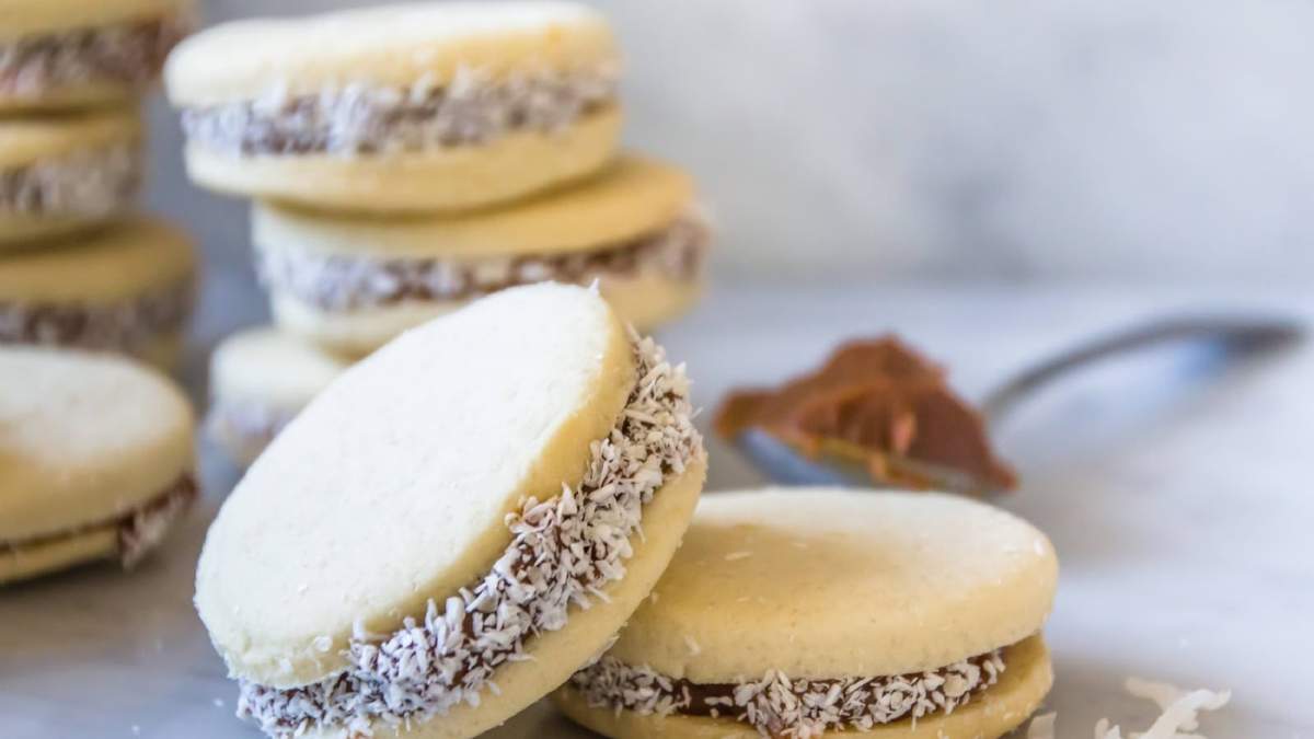 Alfajores de maicena. Fuente: (Instagram)
