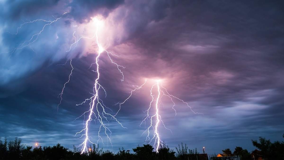 Alerta meteorológica por tormentas eléctricas. Fuente: (Twitter)