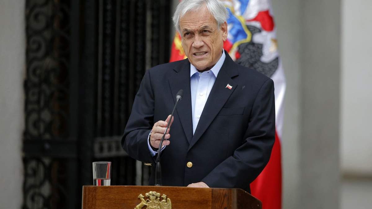 El presidente de Chile, Sebastián Piñera. Fuente: (Twitter).