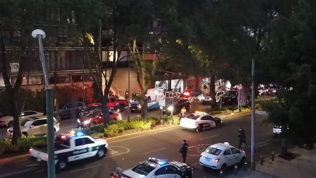 Edificio donde fue atacado el hombre