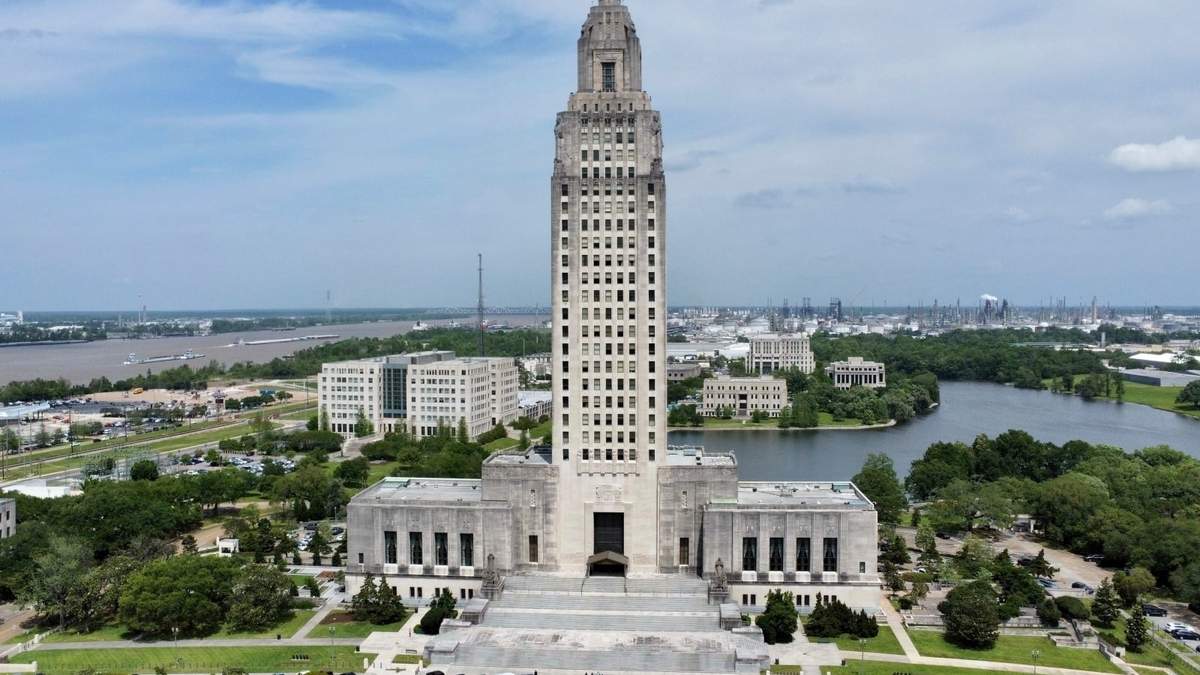 El capitolio de Luisiana, en Estados Unidos